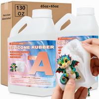 Caoutchouc de silicone liquide Platinum Cure 15A, kit de fabrication de moules super élastique et résistant à la chaleur, silicone autodésulfurant à faible viscosité