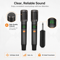 Microphone de conférence sans fil longue portée à 9 canaux avec suppression du bruit, 6G, pour usage professionnel – Meilleur prix, vente chaude CQA
