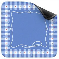 Tapis de mahjong américain en caoutchouc, résistant à l'eau, antidérapant, silencieux, portable, pliable, sac de rangement, table de mahjong de 31,5 pouces