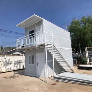 บ้านสำเร็จรูปแบบโมดูลาร์สำหรับแคมป์ก่อสร้าง สำนักงาน และที่พักคนงาน บ้านพักเคลื่อนที่แบบติดตั้งรวดเร็ว - Product Image 1