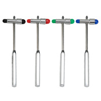 Multifunctional Metal Diagnostic Hammer with Brush Pin and Ruler CE Certified for Complete Sensory Neurological Exam