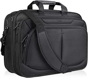 Hochwertige wasser abweisende erweiterbare Computer tasche Business Messenger Bag Schulter-Laptop tasche