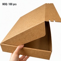Boîte d'expédition en carton ondulé personnalisée avec bande déchirable, auto-adhésive, sans colle, impression pailletée pour emballage postal de vêtements