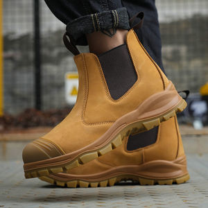 Bottes de sécurité à bout en acier de style australien ZG-L601 bottes de travail <span class=keywords><strong>Chelsea</strong></span> pour hommes de construction industrielle minière à usage intensif chaussures de sécurité - Product Image 3