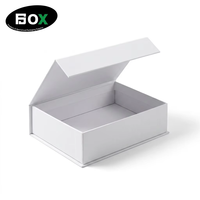 Boîte magnétique pliable en carton rigide de 2 mm, matériaux recyclés, avec doublure en éponge pour cadre photo et fleurs, vente en gros directe d'usine