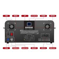 1800W 3 têtes Machine de feux d'artifice Machine à jet d'étincelle froide pour le mariage extérieur intérieur télécommandé sans fil