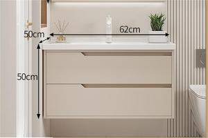 Wholesale Modern Luxury Bathroom Vanity Cabinet <b>Set</b> with <b>Melamine</b> Board Wash Basin Sink Furniture 2025 Hot Saling - Product Image 3