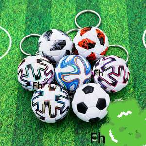 Feihong 2026 Championnat du Monde de Football Simulation Mini Ballon de Football en Cuir PU Porte-clés Pendentif Souvenir Boîte Cadeau Logo Imprimé - Product Image 4