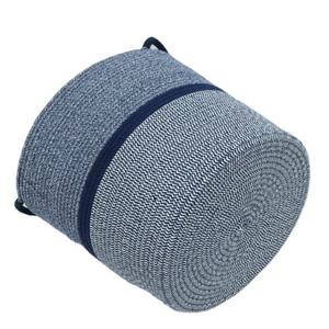 Panier de rangement en coton durable, benne domestique moderne avec poignée, pour le linge en vrac - Product Image 2