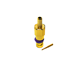 Connecteur RF <span class=keywords><strong>BT43</strong></span> type broche mâle à sertir droit pour prise de câble coaxial BT3002 - Product Image 2