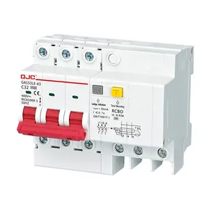 QJC Hot Selling GA153LE-63 32A Low Volt Mini Residual Current Operated Circuit Breaker