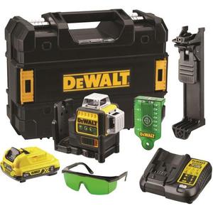Nivel Láser Rotatorio DeWalt de Haz Verde, Alimentado por Batería de 12V, con Estuche y Accesorios - Product Image 1