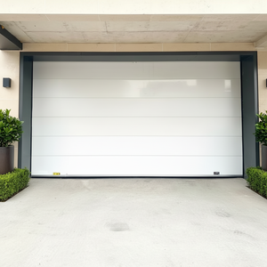 Portes de garage sectionnelles automatiques en acier personnalisées certifiées CE CUTEDOOR pour usage résidentiel et entrepôt, design moderne - Product Image 4