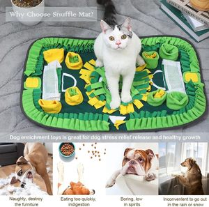 Tapis de renifflement pour chiens de haute qualité, lavable, tapis d'alimentation interactif pour animaux de compagnie, jouet de puzzle d'entraînement olfactif pour chiens - Product Image 3