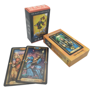 Custom Oraculos E Tarot al por mayor-Oracle-cards Daily Affirmation Cards Set Tarot Cards con guía personalizada impresa ma Zai Fei - Product Image 5