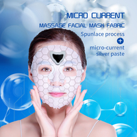 Feuille de masque non tissé micro courant feuille de masque facial tissu bio dégradation tencel feuille de masque facial