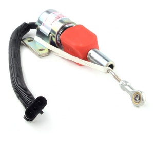 Pièces d'excavatrice, électrovanne d'arrêt du moteur diesel 12V 24V, électrovanne de coupure 3932529 3932530 - Product Image 2