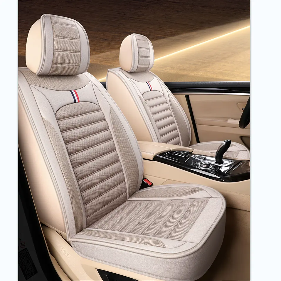 Yüksek kaliteli üretici doğrudan satış yeni evrensel 5-Seater araba koltuğu kapakları tam Set