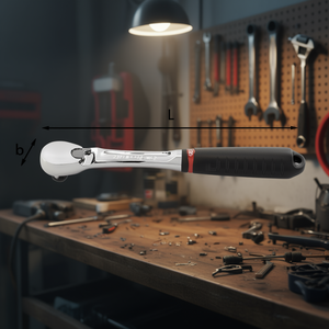 Clé à molette réglable de 237 B 1/2 pouce avec mécanisme à cliquet pour réparation mécanique - Product Image 3