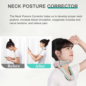 Appareil de traction cervicale personnalisé, support de cou réglable pour corriger la posture du cou vers l'avant et soulager les douleurs cervicales - Product Image 3