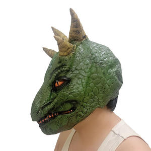 คอสเพลย์หน้ากากฮาโลวีน,ยางน้ำยางหน้ากากคอสเพลย์,คอสเพลย์หน้ากากหน้ากากคอสเพลย์สัตว์กวางหน้ากากคอสเพลย์ทอง - Product Image 3