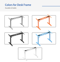 2CF3 bureau debout réglable au design moderne cadre de table d'ordinateur de bureau intelligent en gros avec réglage en hauteur