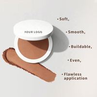 Palette de contour nourrissante à haute teneur en pigments bronzante personnalisée Palette de poudre bronzante pressée longue durée de marque privée