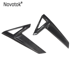 Deflector <span class=keywords><strong>de</strong></span> <span class=keywords><strong>Viento</strong></span> Lateral <span class=keywords><strong>de</strong></span> Fibra <span class=keywords><strong>de</strong></span> Carbono Real <span class=keywords><strong>de</strong></span> Alto Rendimiento 2014-2019, Decoración Exterior para Automóviles, Adornos para Tesla Model S - Product Image 1