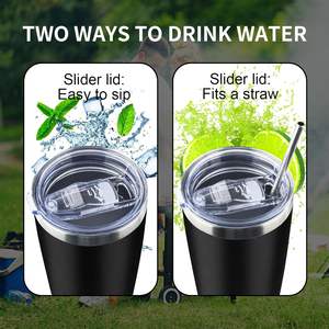 Gobelet isolé sous vide en acier inoxydable de 20 oz avec couvercles et paille pour boissons chaudes et froides pour bureau à domicile 2025 nouveauté - Product Image 3