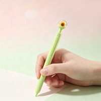 Stylo Gel 3D Fleur Mignonne Effet Dôme, Pointe Bille 0,5 mm, Couleurs Macaron, Style Kawaii pour Étudiantes, Idéal pour Écriture et Signature