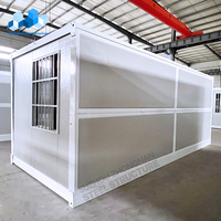 Maison conteneur pliable modulaire préfabriquée de luxe Zhongnan 20 pieds, personnalisable et détachable