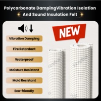 Tapis d'isolation acoustique haute densité, écologique, anti-vibrations pour hôtel et maison