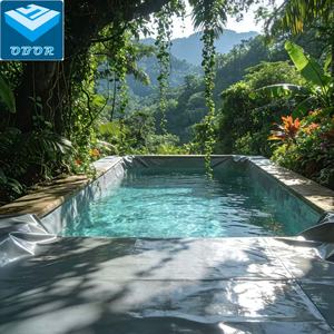 Membrane d'étanchéité en PVC, <span class=keywords><strong>EPDM</strong></span>, TPO de 1,0 mm, 1,5 mm, 2,0 mm, anti-fuite, pour piscine, étang, toit, <span class=keywords><strong>terrasse</strong></span> - Product Image 5