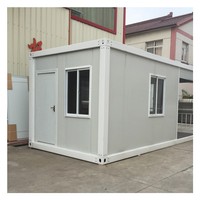 Kit modulaire pliable à faible coût, maison mobile préfabriquée de 20 pieds, 2 chambres, conteneur habitable, structure de maison conteneur à vendre