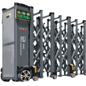 Porte rétractable électrique DaWei en aluminium pour extérieur industriel avec installation sur site - Product Image 2