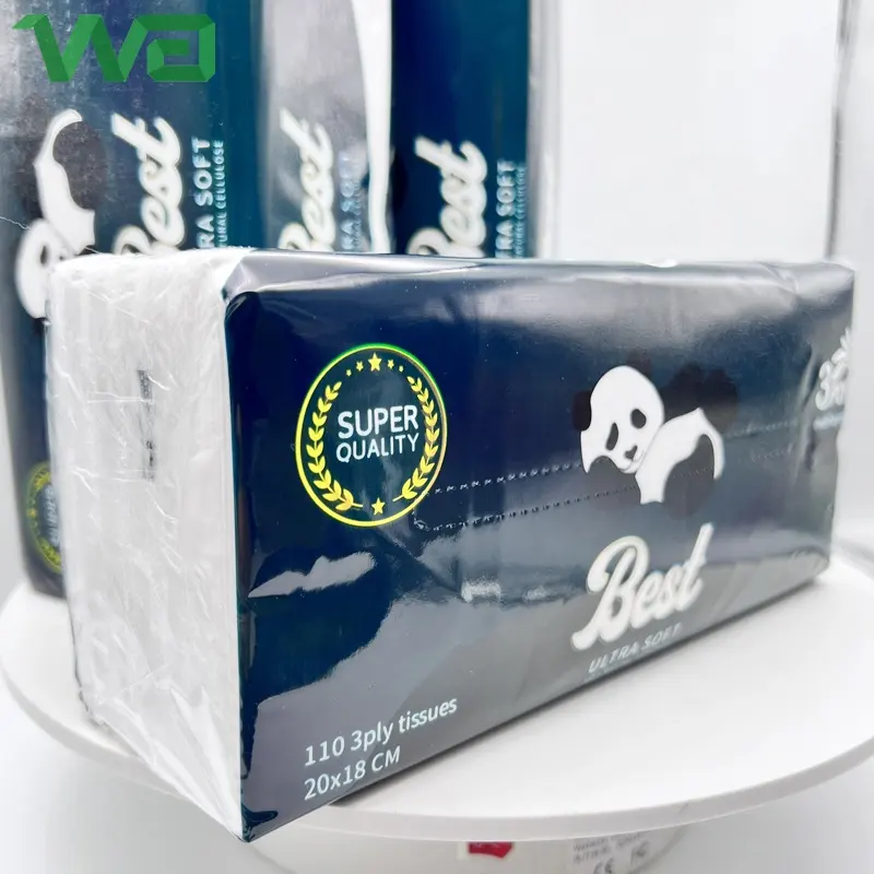 OEM High Quality Facial Tissue Paper 3 Ply with Grace and Soft Quality in Low Price Office & Hotel Virgin Wood Pulp