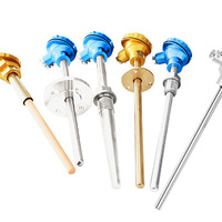 Termometer Tahan Panas Tipe K PT100 Platinum Resistance Thermometer Paduan Platinum-Rhodium Transmitter yang Dapat Dibengkokkan - Asal Cina