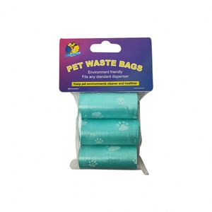 Sacs à déjections pour animaux de compagnie biodégradables et écologiques en plastique violet épaissi pour les excréments de chien - Product Image 4