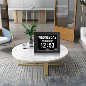 Wholesale <b>Digital</b> Alarms <b>Calendar</b> Clock with Multi-languages Medicine Time Reminder for Elder Home Desk Wall Decoration - Product Image 3