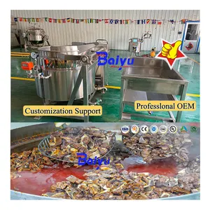 Baiyu Industrial Steam Pressure Jacket Cooker for Chicken Leg and Bone Soup Food Processing Machinery