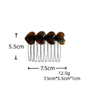 Peigne à cheveux de style français, élégant bâtonnet à cheveux de princesse, accessoire de coiffure pour mariée et soirée - Product Image 2