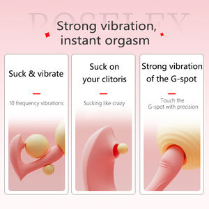 Caldo in Silicone per donne giocattolo per adulti 2 in 1 G massaggiatore Spot clitoride ventosa vibratore indossabile <span class=keywords><strong>Dildo</strong></span> succhiare vibratore giocattoli sessuali per le donne - Product Image 6
