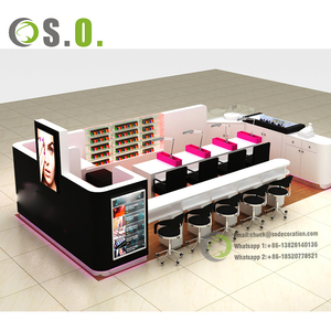 <span class=keywords><strong>Kiosque</strong></span> élégant de vernis à ongles de presse de centre commercial de beauté d'affichage d'ongles avec des armoires de mur support attrayant de stand de centre commercial - Product Image 1