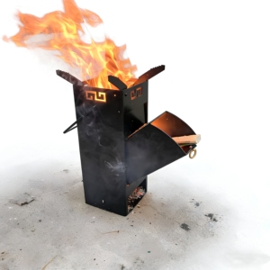 Portable extérieur maison Camping poêle à <span class=keywords><strong>bois</strong></span> <span class=keywords><strong>Bushcraft</strong></span> survie <span class=keywords><strong>bois</strong></span> fusée poêle - Product Image 1