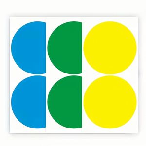 7 Colors Round Self-Adhesive <b>Memo</b> <b>Pad</b>-Removable Colorful Paper Dot Stickers for Office & School Supplies - Product Image 4