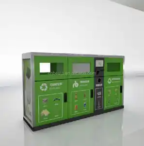 نظام الطاقة الشمسية الذكية صندوق مهملات بمستشر/التخلص من القمامة صناديق/علب في الهواء الطلق