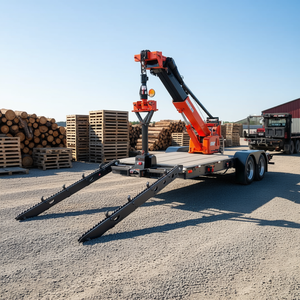 Kit de rampa de carga de troncos de 70 \ "de longitud con capacidad de carga de 3800 lb para remolque de aserradero PSM27 mástil/pluma producto de - Product Image 2