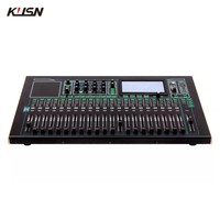 KF-24 24 canaux 8 groupes Console de mixage audio professionnelle Console de mixage audio numérique avec écran tactile 7 pouces USB