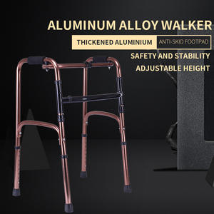 באיכות גבוהה מתכוונן אלומיניום סגסוגת הליכה סיוע ווקר לקשישים - Product Image 2