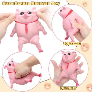 ของเล่นบีบหมูสีชมพู น่ารัก ตลก แปลกใหม่ บรรเทาความเครียด สำหรับเด็กอายุ 5 ถึง 7 ปี - Product Image 3